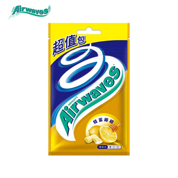 《Airwaves》 Honey Lemon Super Cool Sugarless Gum x 3《Taiwan Souvenir》