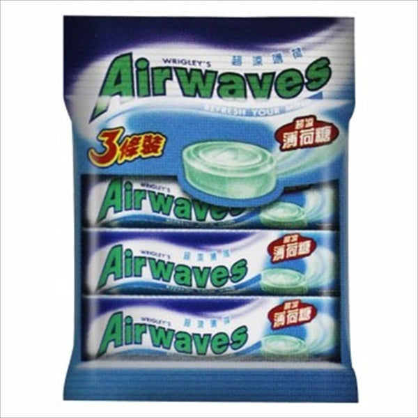 《Airwaves》 超涼薄荷糖(3個入) （クールミントキャンディ）《台湾 お土産》