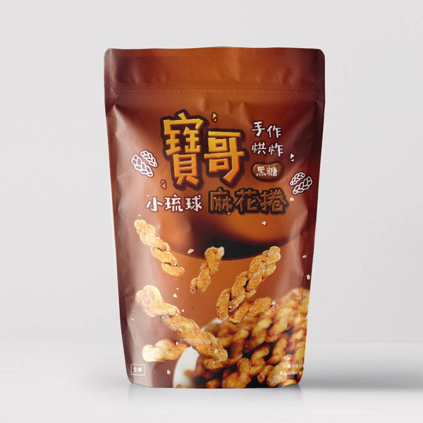 《Treasure》Xiao Ryukyu - Handmade hemp rolls 150g (brown sugar)★Taiwan Karinto (brown sugar flavor) 《Taiwan★Order★Souvenir》