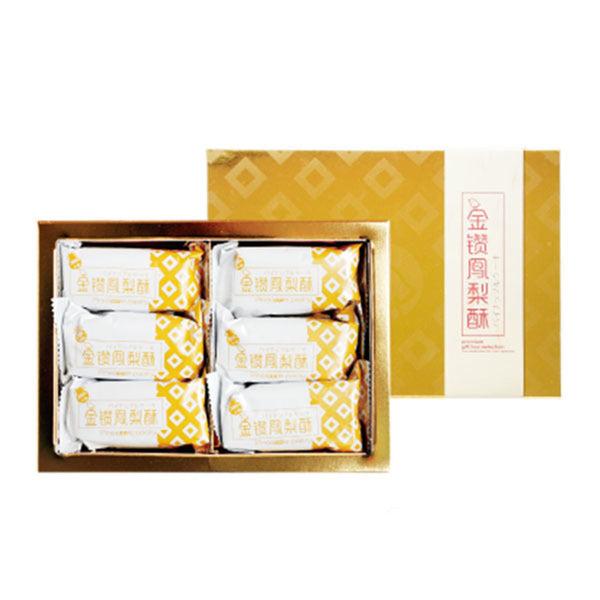 《One Hundred and Two》 Golden Feng Pear Bun / 6 pieces (pineapple cake) 《Taiwan★Order★Souvenir》