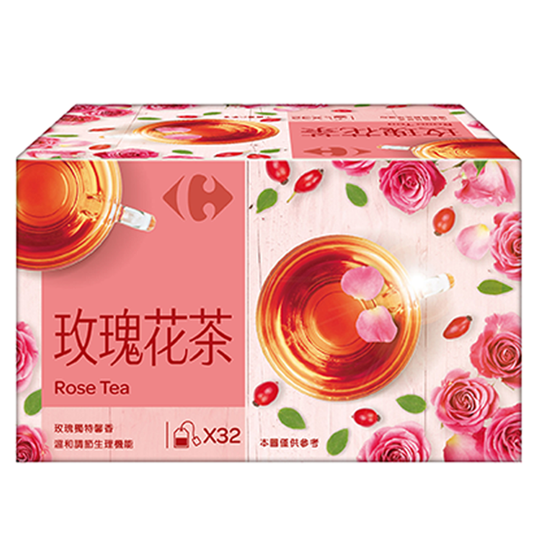 《Homemade Fortune》 Rose tea 3g x 32 pieces (Rose tea) 《Taiwan souvenir》