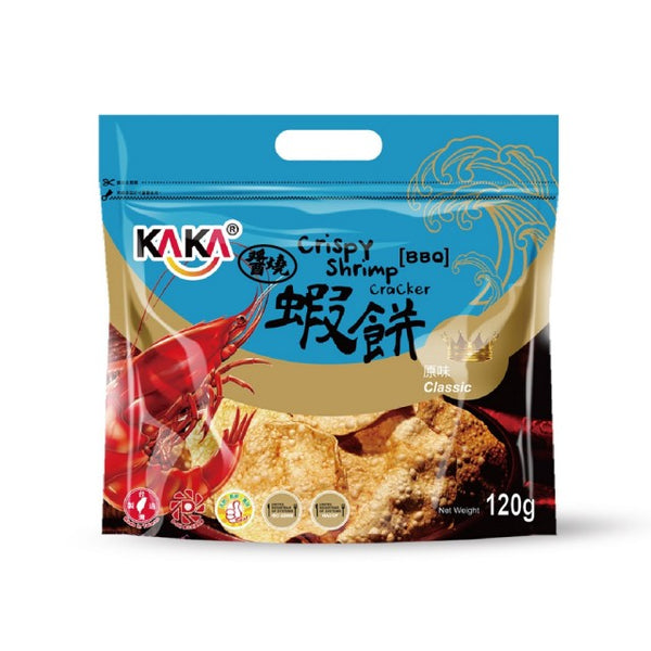 《KAKA》醬燒蝦餅-原味120g（エビせん・オリジナル味） 《台湾 お土産》