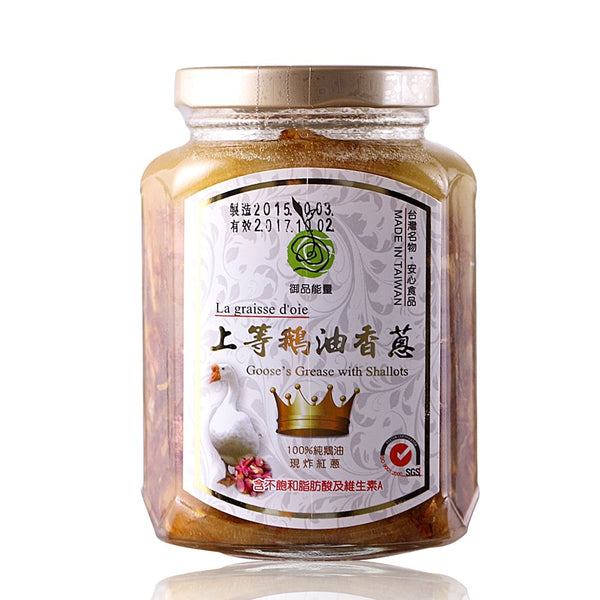 《三共》上等鵝油香葱（ガチョウ油のグリッター）(350ml/瓶) 《台湾 お土産》