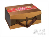 《新太源》（台湾花布柄）紅花一壺六杯禮盒 （紅花シックスカップフラワーポットギフト-乳白） 《台湾 お土産》