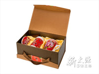《新太源》（台湾花布柄）紅花伴手禮禮盒 （紅花ギフトセット-赤） 《台湾 お土産》