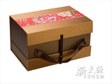 《新太源》（台湾花布柄）紅花方印壺組 （紅花パーティーポットセット-紫） 《台湾 お土産》