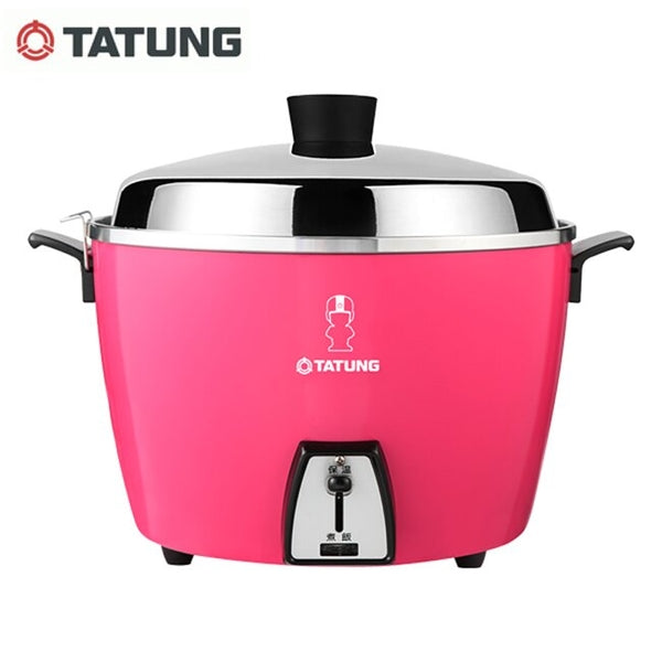 《TATUNG Datong》Electric pot ★Stainless steel all-purpose electric rice cooker (for 6 people) ★Datong boy engraved version ★Pink (TAC-06L-DIU)★ 《Taiwan on order》