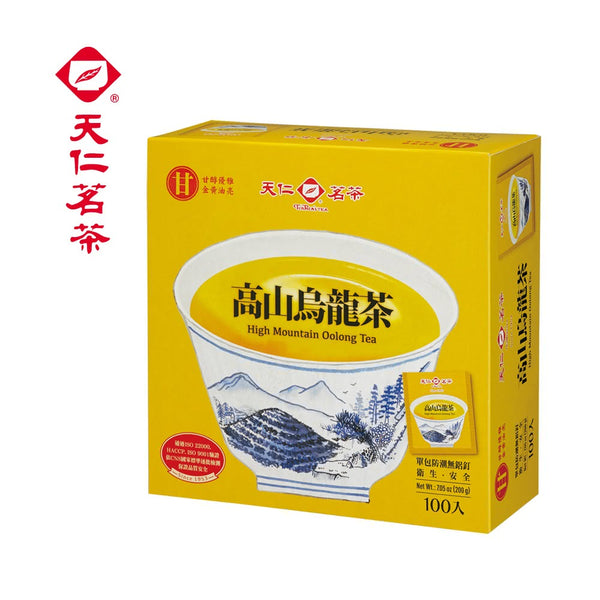 《Tenren Ming Tea》 Alpine Oolong Tea Anti-Tide Pack of 100 (Alpine Oolong Tea/Moisture-proof Tea Bags) 《Taiwan Souvenir》