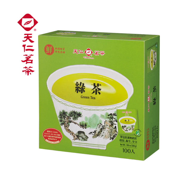 《Tenren Ming Tea》 Green Tea Anti-Tide Pack of 100 (Green Tea Moisture-proof Tea Bags) 《Taiwan Souvenir》